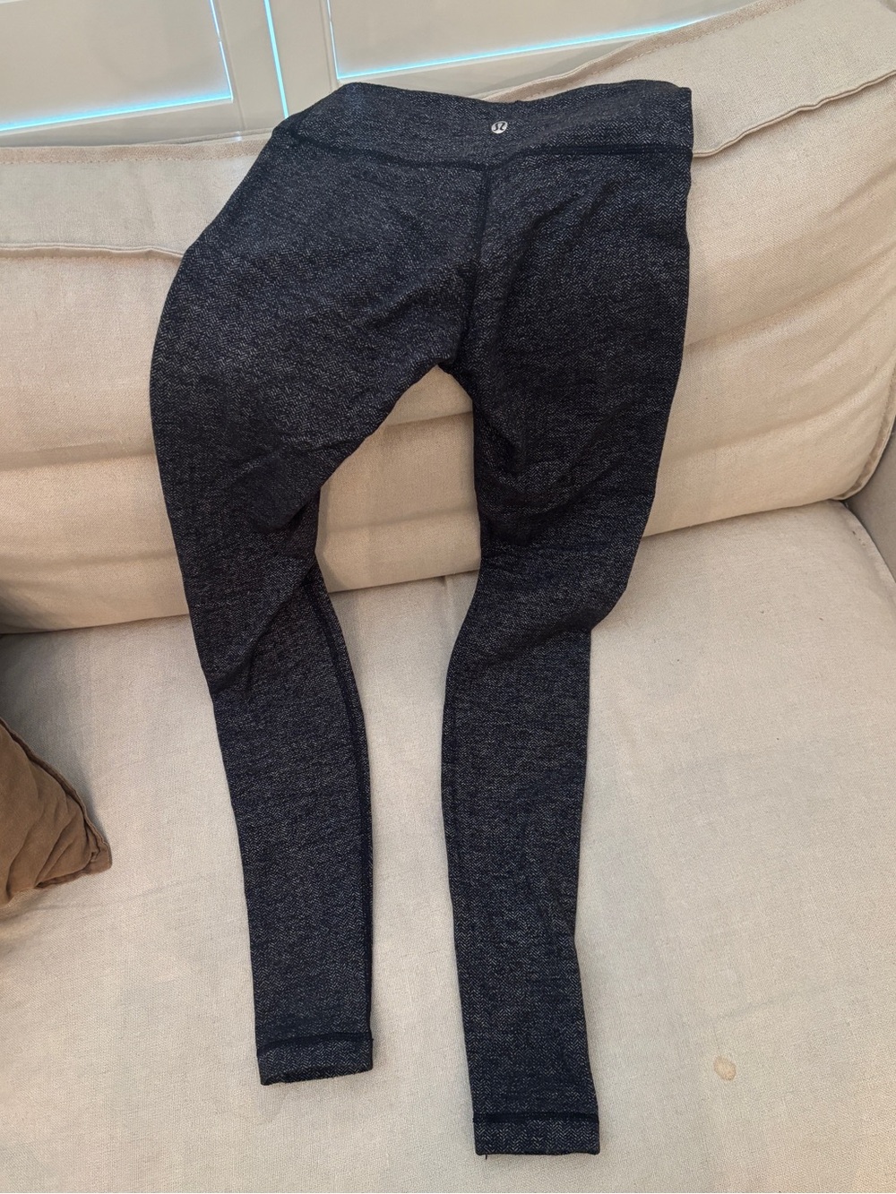 Lululemon Athletica Dark Heather Black Leggings